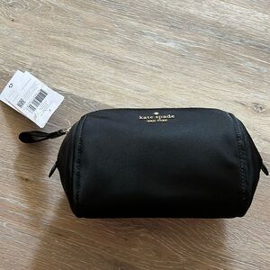 Kate spade black cosmetic bag